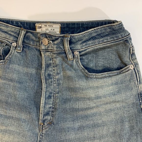 Free People wide leg jeans - Picture 3 of 8